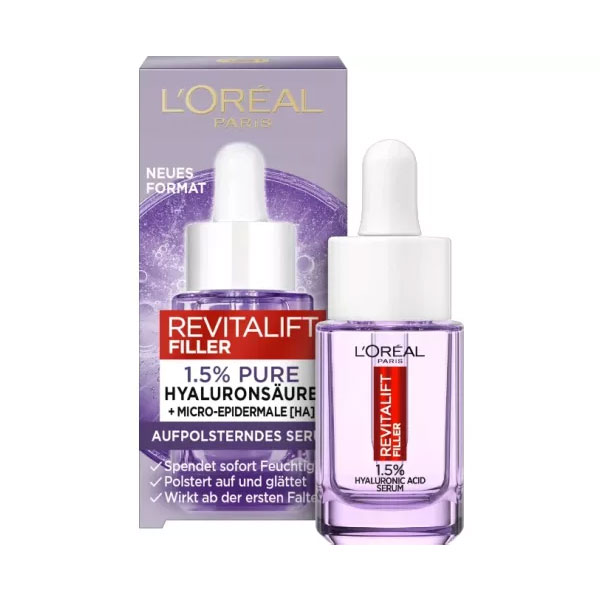 Loral-hyaluronic-acid-anti-wrinkle-serum-Revitalift-Filler-model-1 سرم ضد چروک هیالورونیک اسید لورال مدل Revitalift Filler
