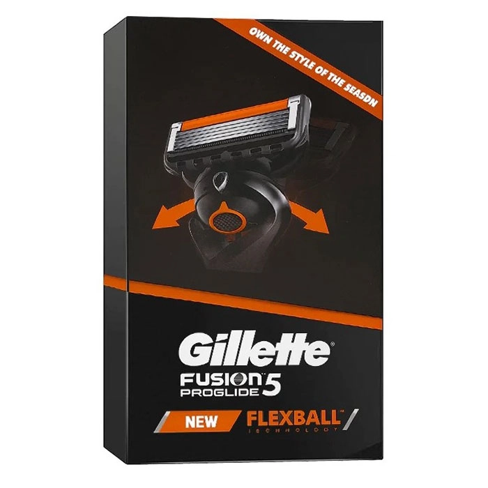 پک تیغ و ژیلت فیوژن پروگلاید فلکس مدل Gillette