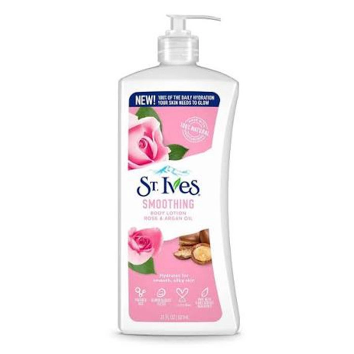 ST.ives-Rose-&-Argan-Body-Lotion,-621-ml لوسیون بدن ST.lves مدل Rose & Argan حجم 621 میل